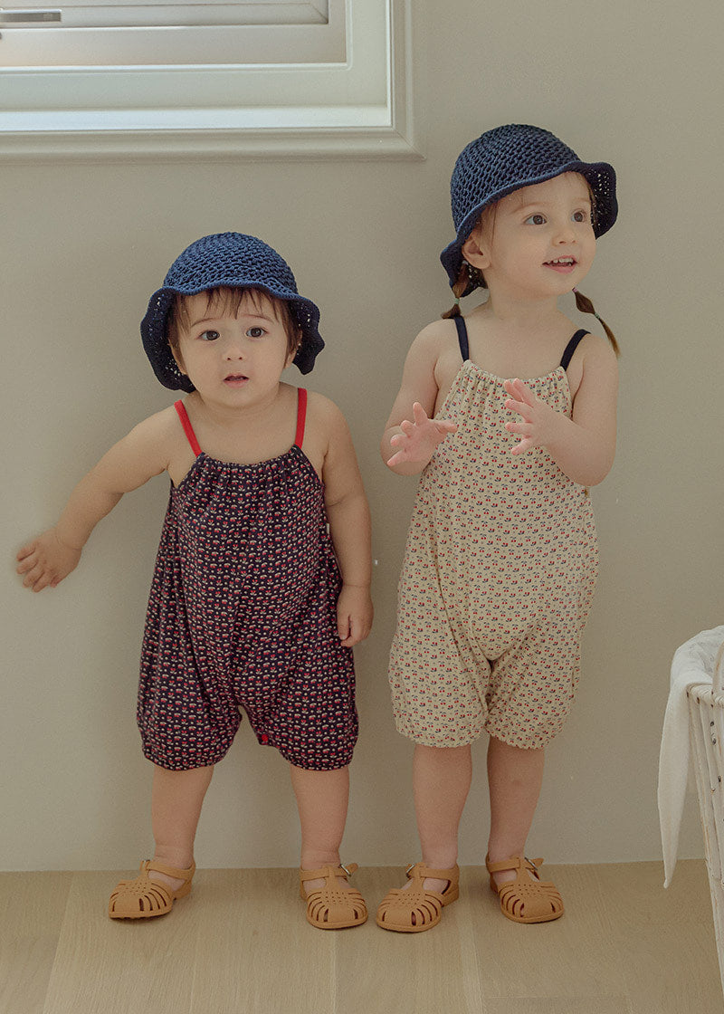 Popin Suspender Pants_Navy