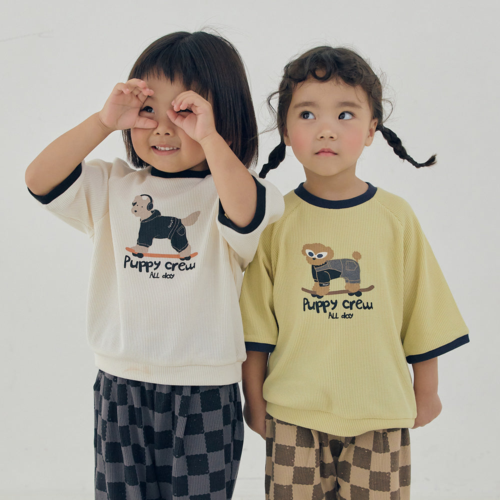 Cookie Check Waffle Two-Piece Set_FA030
