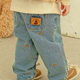 [Pimpollo] Comma Bear Denim Pants