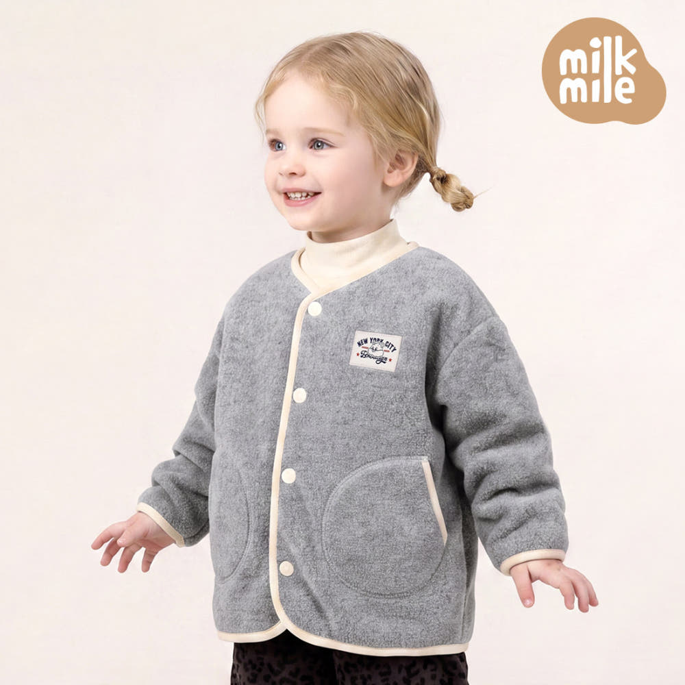 [Milk Mile] Powdery Polar Fleece Squirrel Jumper