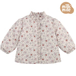 [Milk Mile] Rose de Flower Frill Jumper