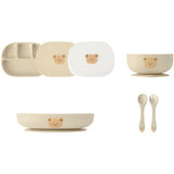 Dottodot Silicone Plate Set (Bear)