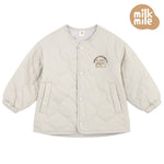 [Milk Mile] Cotton Candy Rustling Smiley Jumper