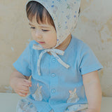 Roselle short-sleeved cardigan