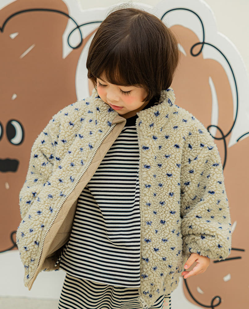 [Pimpoyo] Luti Toddler Kids Tumble Fur Jumper (3 Colors)