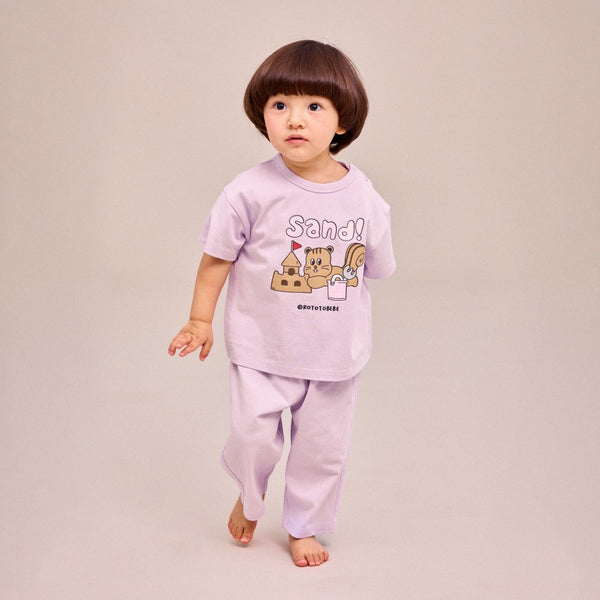 Tropical Comfy Indoor Wear Purple