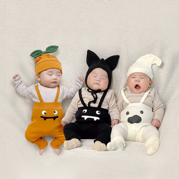 Cute overall leggings + hat set (Halloween)