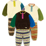 [Pimpoyo] Nordic Toddler Kids Fleece Anorak Set (3 Colors)