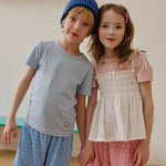 Apple Smile Pastel T-shirt Pink