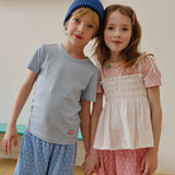 Apple Smile Pastel T-shirt Pink
