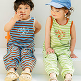 [Pimpollo] Roco sleeveless Stripe top and bottom set