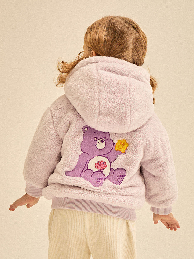 [Care Bears] Cozy Share Bear Hooded Fur Jumper