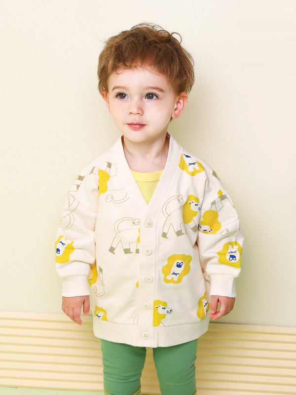 Cutie Lion Button Cardigan