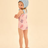 [Care Bear] Lovely Care Bears One-piece swim suit (swimming hat set)