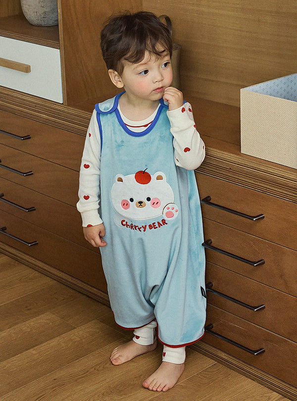 Cherry Bear Sleeping vest  24FW