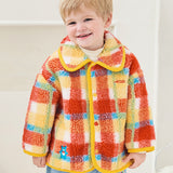 Colorful candy check dumble jacket
