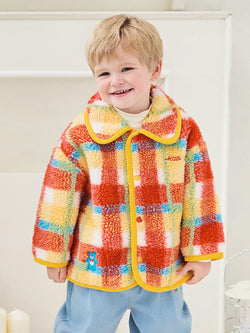 Colorful candy check dumble jacket