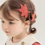 Maple leaf hairpin set