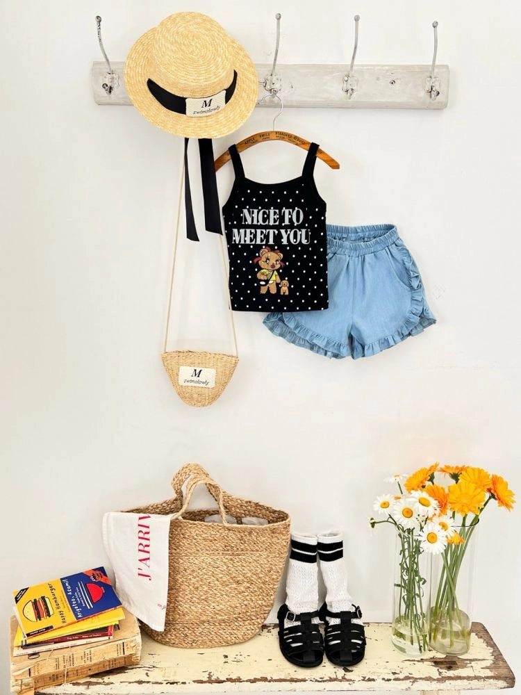 Apple Smile NICE Sleeveless Black