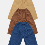 Cotton wide pants