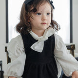 Tweed Frill Vest_Black