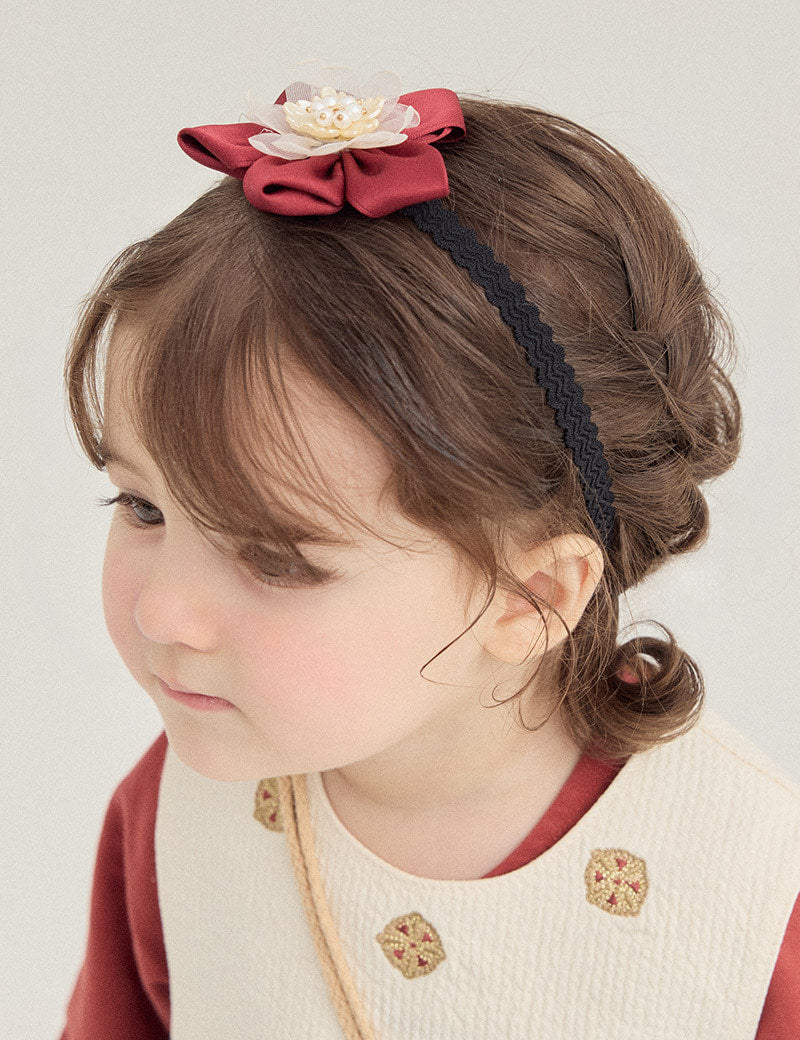 Pearl Flower Baessi Hairband/Headband