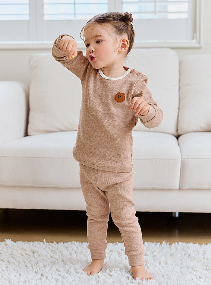 BEBE RIBBED COMFY BELLY (23FW) INDOOR WEAR SET