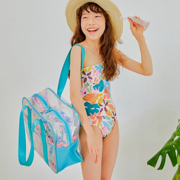 Double Twinkle Beach Bag (Emerald Blue)