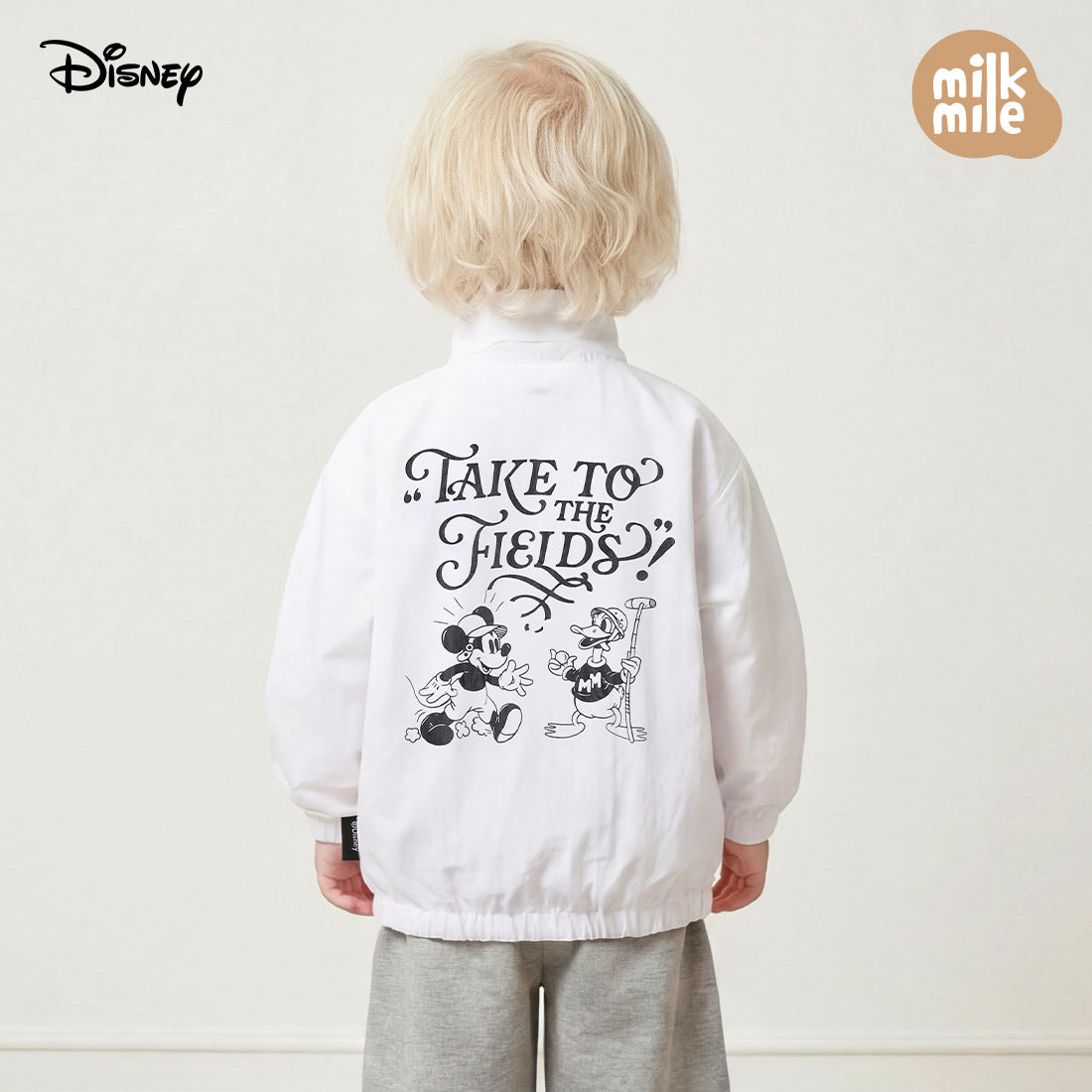 [Milk Mile] [Disney] Monofilm Windbreaker