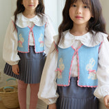 Rabbit Scallop Vest
