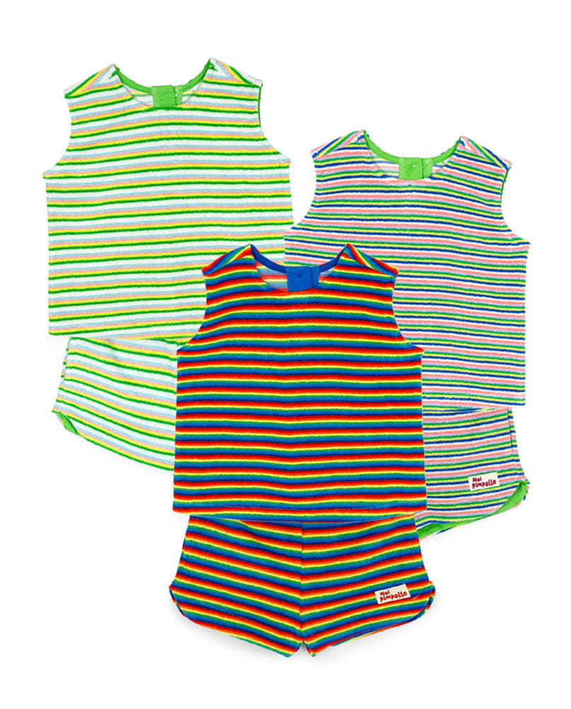 [Pimpoyo] Jet Stripe Set