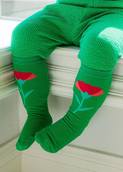 CARNATION KNEE SOCKS