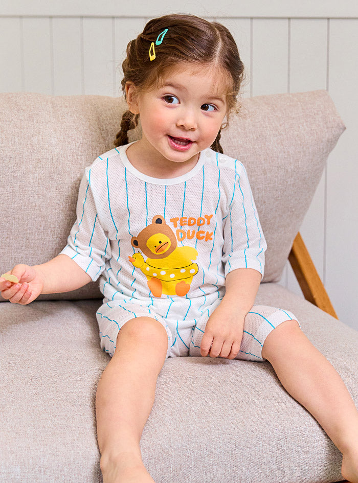 Teddy Duck Mid Sleeve (24SS) Mesh Indoor Set