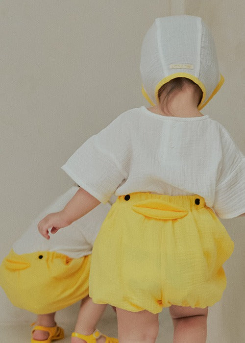 Melting Duck Hat_White