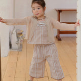 Mardi Amber Poppy Check Pants