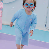 ICE CREAM CARDIGAN SET Blue