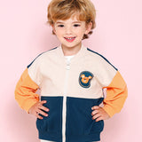 Color blocking love bear Jumper