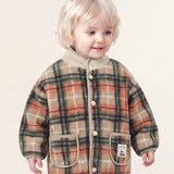 [Milk Mile] Checkholic Polar Fleece Tumble Sweet Squirrel Jumper