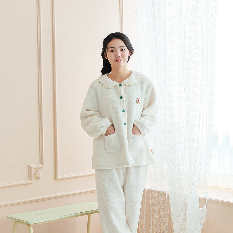 [PPIPPILONG FW] Poodle Cutie Pogle Long Sleeve Pajamas Top and Bottom Set