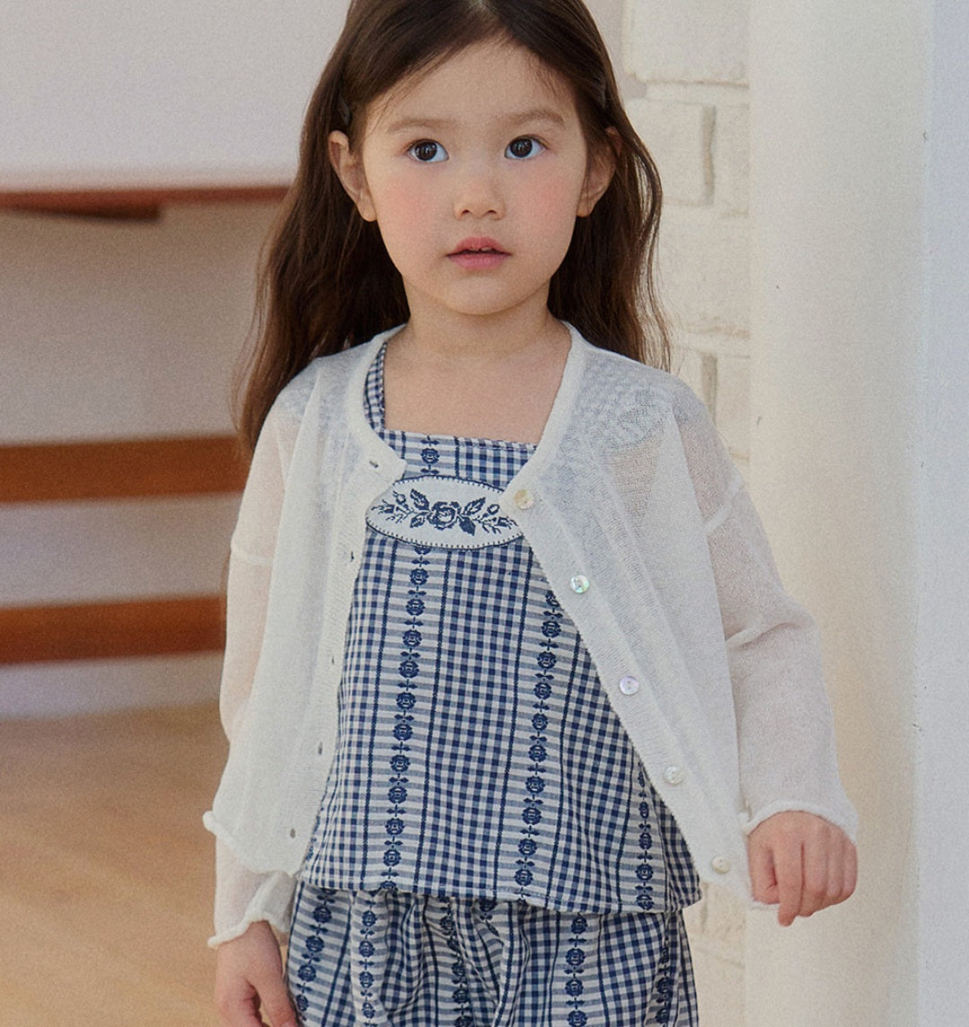 Mardi Amber Rosie Check Blouse