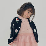 Little Foret Knit Cardigan Black_FA044