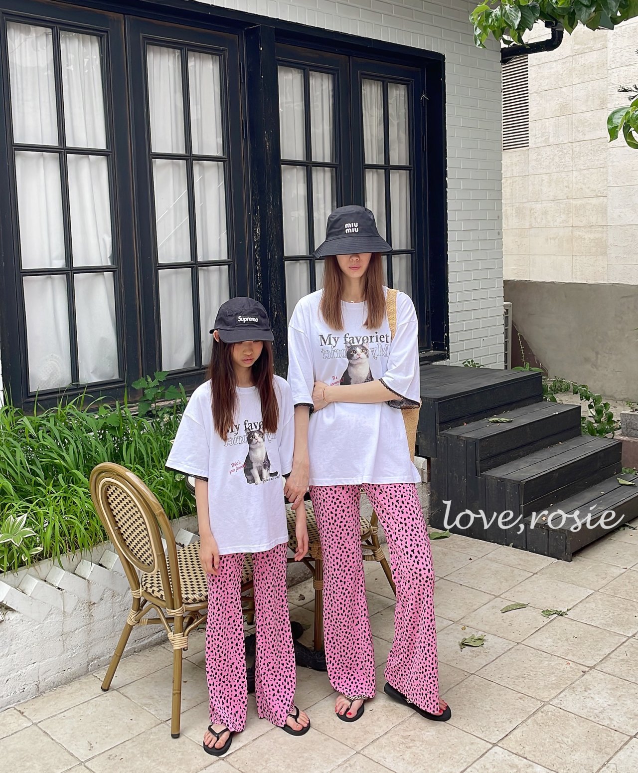 (Summer 26) Love Rosie Pink Cheetah Pleated Bootcut (2XL)