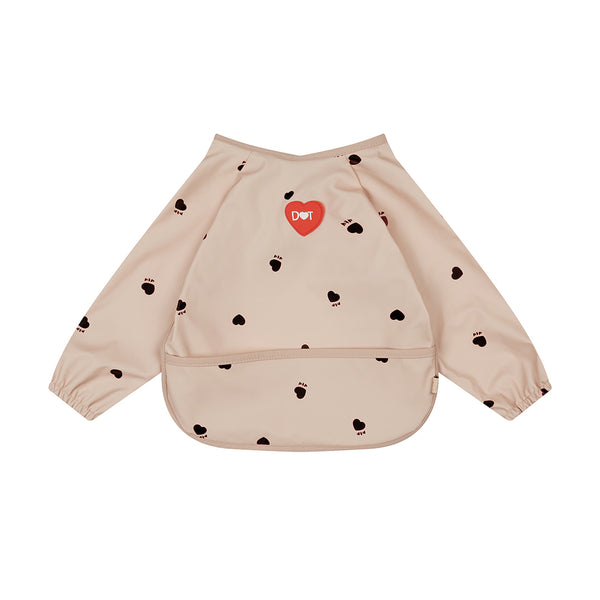 [New] Dottodot Heart Waterproof  Self Gown Bib