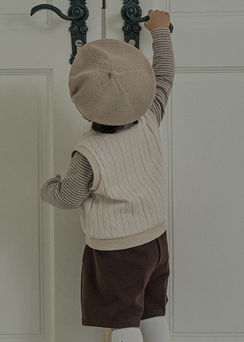 Run Vest_Light Beige