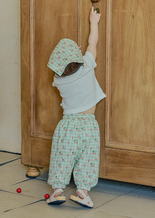 Cherrybell short-sleeve cardigan