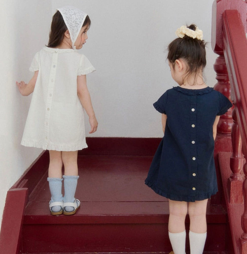 Mardi Amber Cherry Frill Dress