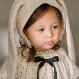 MEWMEW RABBIT HAT BLACK, CREAM