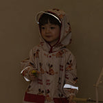 Luna Story Safety Reflective Strips Baby Toddler Raincoats