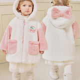 Big ribbon hot wind hood jumper