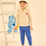 [Care Bear] Blue Bear Zip Up Loose Fit Lash Guard Set (Flap Cap Set)